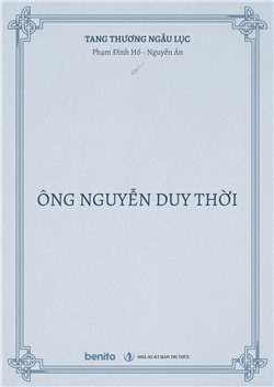 Tang thương ngẫu lục: Ông Nguyễn Duy Thời